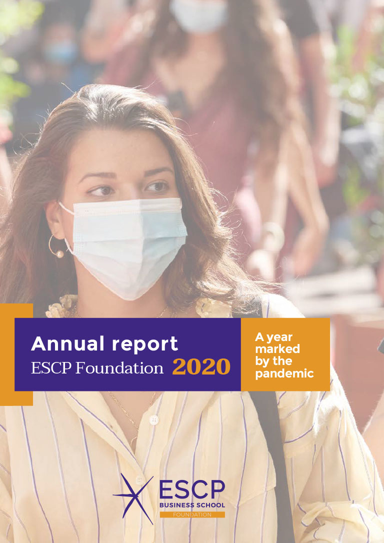 Cover ESCP Foundation, annual report 2020