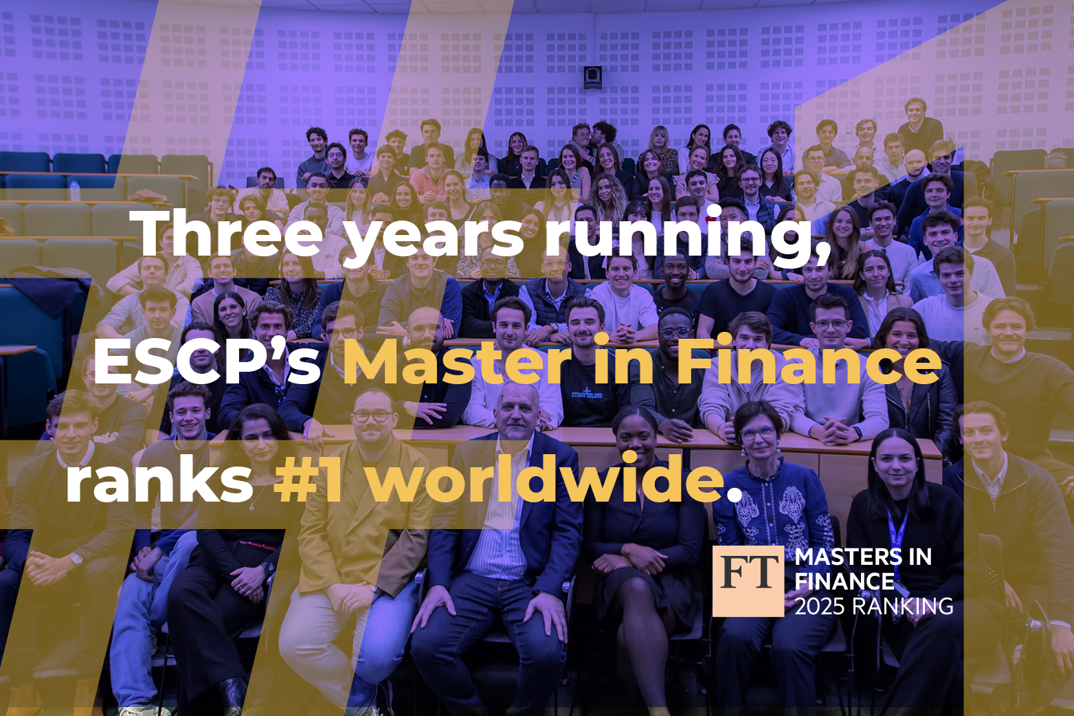 Le MS finance de ESCP Business School Classé #1 Mondial par le Financial Times (2025)