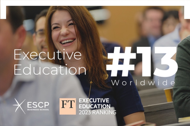 Executive Education at ESCP ranked among top 15 programme providers worldwide by the FT