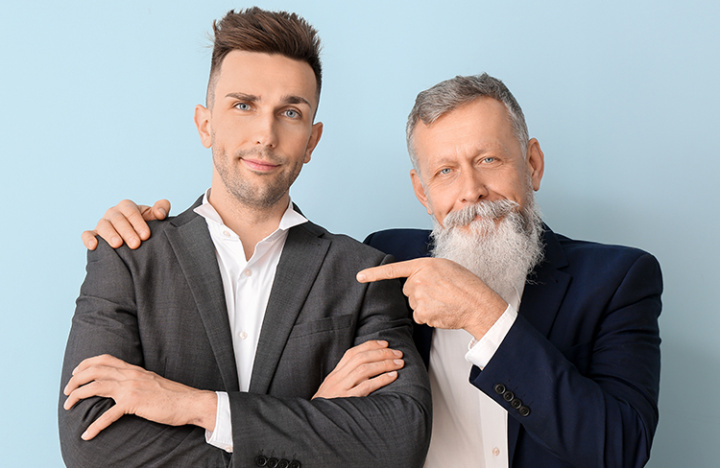 Entrepreneur, from father to son?