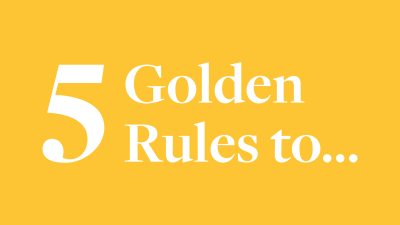 5 Golden Rules to… Staying relevant after 40